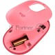 Мышь Logitech POP Mouse with emoji розовый/красный оптическая (4000dpi) беспроводная BT/Radio USB (4but)