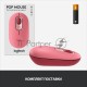 Мышь Logitech POP Mouse with emoji розовый/красный оптическая (4000dpi) беспроводная BT/Radio USB (4but)