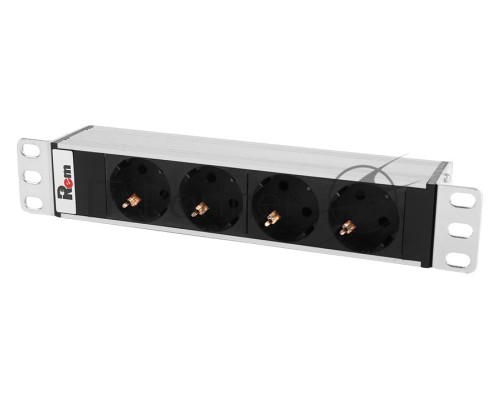 Блок силовых розеток Rem Rem-10, Shuko х 4, вход IEC 320 C14, 10