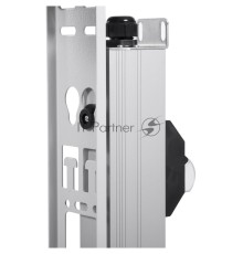 Блок силовых розеток Rem Rem-32, Shuko х 16, IEC 60320 С19 х 8, вход колодка, 1463х45х45 мм (ВхШхГ), 32А, автомат + амперметр, чёрный, без шнура