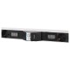 Блок силовых розеток Rem Rem-32, Shuko х 16, IEC 60320 С19 х 8, вход колодка, 1463х45х45 мм (ВхШхГ), 32А, автомат + амперметр, чёрный, без шнура