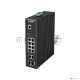 Промышленный управляемый коммутатор D-Link DIS-200G-12PS/A2A 2 уровня с 10 портами 10/100/1000Base-T и 2 портами 1000Base-X SFP (8 портов с поддержкой PoE 802.3af/802.3at (30 Вт), PoE-бюджет до 240Вт)