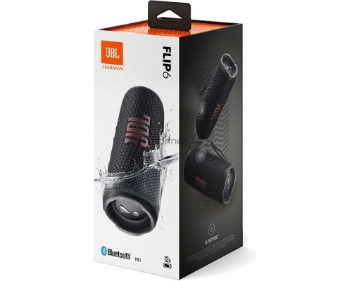 Акустическая система 1.0 BLUETOOTH FLIP 6 BLACK JBL