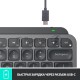 Клавиатура беспроводная Logitech MX Keys Mini Minimalist Wireless Illuminated Keyboard - GRAPHITE - RUS - INTNL (M/N: YR0084)