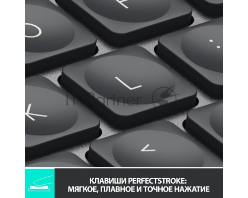 Клавиатура беспроводная Logitech MX Keys Mini Minimalist Wireless Illuminated Keyboard - GRAPHITE - RUS - INTNL (M/N: YR0084)