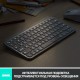 Клавиатура беспроводная Logitech MX Keys Mini Minimalist Wireless Illuminated Keyboard - GRAPHITE - RUS - INTNL (M/N: YR0084)