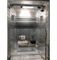 Шкаф уличный всепогодный укомплектованный настенный ЦМО ШТВ-Н, IP55, 12U, корпус: сталь, 600х600х330 мм (ВхШхГ), цвет: серый
