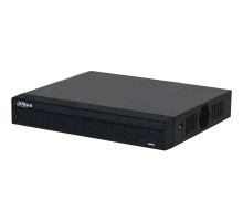 DAHUA DHI-NVR2104HS-P-4KS3 4-канальный IP-видеорегистратор с PoE, 4K и H.265+, видеоаналитика, входящий поток до 80Мбит/с, 1 SATA III до 20Тбайт