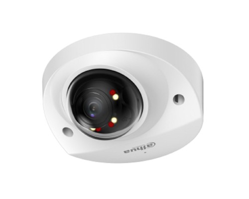 [Видеонаблюдение] DAHUA DH-IPC-HDBW2249FP-AS-IL-0280B Уличная мини-купольная IP-видеокамера SmartDualLight 2Мп, 1/2.8” CMOS, объектив 2.8мм, видеоаналитика, микрофон, ИК 30м, LED 30м, IP67, IK10, металл