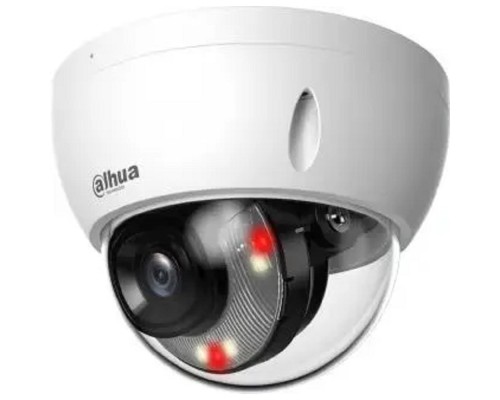 [Видеонаблюдение] DAHUA DH-IPC-HDBW2449EP-S-IL-0360B Уличная купольная IP-видеокамера SmartDualLight 4Мп, 1/2.9” CMOS, объектив 3.6мм, видеоаналитика, микрофон, ИК 30м, LED 30м, IP67, металл