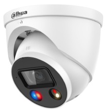 DAHUA DH-IPC-HDW3849HP-AS-PV-0280B-S5 Уличная купольная IP-видеокамера TiOC с ИИ и активным сдерживанием 8Мп; 1/2.7” CMOS; объектив 2.8мм, видеоаналитика, ИК 30м, LED 30м, IP67, металл