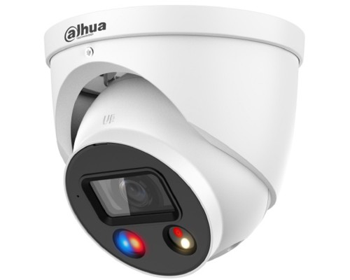 [Видеонаблюдение] DAHUA DH-IPC-HDW3849HP-AS-PV-0280B-S5 Уличная купольная IP-видеокамера TiOC с ИИ и активным сдерживанием 8Мп; 1/2.7” CMOS; объектив 2.8мм, видеоаналитика, ИК 30м, LED 30м, IP67, металл