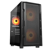 Cougar Uniface Mini RGB  2x140mm + 1x120mm ARGB Fan, ARGB Fan Hub, без БП, черный, mATX