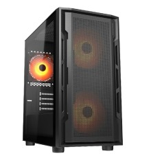 Cougar Uniface Mini RGB  2x140mm + 1x120mm ARGB Fan, ARGB Fan Hub, без БП, черный, mATX