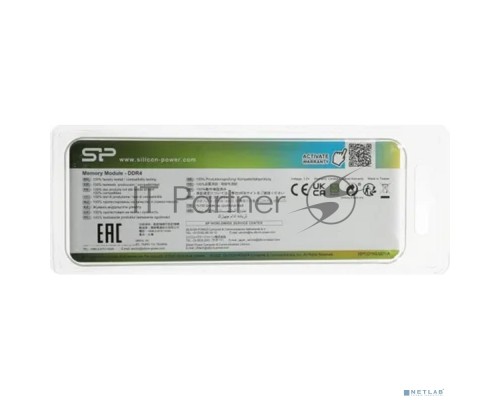 Оперативная память Silicon Power 16Gb DDR4 3200Mhz DIMM PC25600, SP016GBLFU320B02 Оперативная память Silicon Power 16Gb DDR4 3200Mhz DIMM PC25600, SP016GBLFU320B02