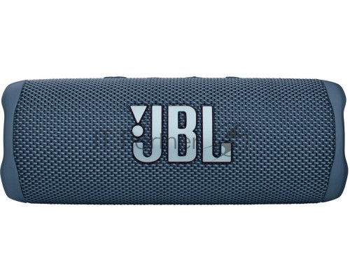 Портативная акустика JBL Flip 6 синий, Bluetooth 5.1, время воспроизведения 12 ч, емкость аккумулятора 4800 mAh, время заряда 2,5 ч, цвет синий