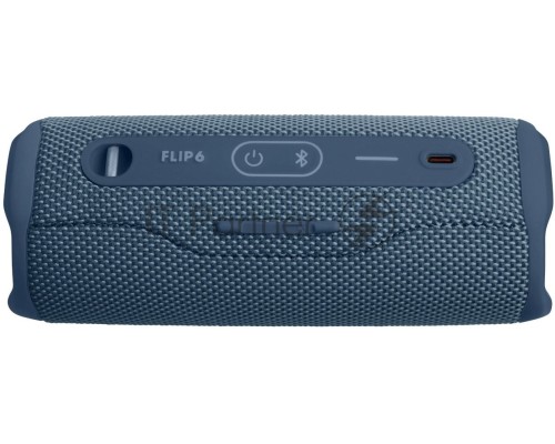 Портативная акустика JBL Flip 6 синий, Bluetooth 5.1, время воспроизведения 12 ч, емкость аккумулятора 4800 mAh, время заряда 2,5 ч, цвет синий