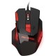 Мышь проводная Qumo Predator M80 черный, 3200 dpi, USB, кнопки - 8