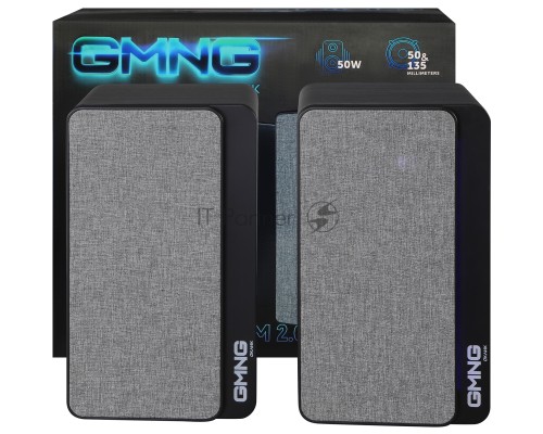 Колонки GMNG OK-603 2.0 черный 50Вт BT