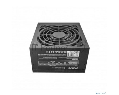 Блок питания CBR, PSU-ATX500-12EC, 500Вт, 120мм, черный