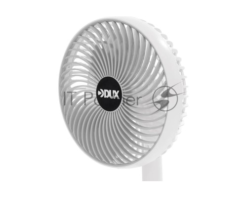 Вентилятор настольный DUX 60-0214 USB, белый, 6 Вт