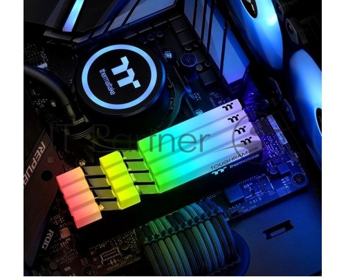 Оперативная память 64GB Thermaltake DDR4 3600 DIMM TOUGHRAM RGB Black Gaming Memory R009R432GX2-3600C18A Non-ECC, CL18, 1.35V, Heat Shield, XMP 2.0, Kit (2x32GB), RTL (526715)