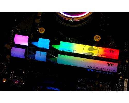 Оперативная память 64GB Thermaltake DDR4 3600 DIMM TOUGHRAM RGB Black Gaming Memory R009R432GX2-3600C18A Non-ECC, CL18, 1.35V, Heat Shield, XMP 2.0, Kit (2x32GB), RTL (526715)
