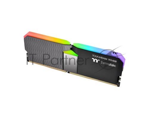 Оперативная память 64GB Thermaltake DDR4 3600 DIMM TOUGHRAM XG RGB Black Gaming Memory R016R432GX2-3600C18A Non-ECC, CL18, 1.35V, Heat Shield, XMP 2.0, Kit (2x32GB), RTL (528849)