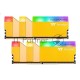 Оперативная память Thermaltake 16GB DDR4 3600 DIMM TOUGHRAM RGB Metallic Gold Gaming Memory RG26D408GX2-3600C18A Non-ECC, CL18, 1.35V, Heat Shield, XMP 2.0, Kit (2x8GB), RTL (528313)