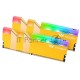 Оперативная память Thermaltake 16GB DDR4 3600 DIMM TOUGHRAM RGB Metallic Gold Gaming Memory RG26D408GX2-3600C18A Non-ECC, CL18, 1.35V, Heat Shield, XMP 2.0, Kit (2x8GB), RTL (528313)