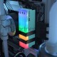 Оперативная память Thermaltake 16GB DDR4 3600 DIMM TOUGHRAM RGB Turquoise Gaming Memory RG27D408GX2-3600C18A Non-ECC, CL18, 1.35V, Heat Shield, XMP 2.0, Kit (2x8GB), RTL (528818)