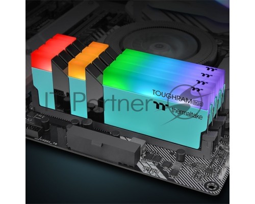 Оперативная память Thermaltake 16GB DDR4 3600 DIMM TOUGHRAM RGB Turquoise Gaming Memory RG27D408GX2-3600C18A Non-ECC, CL18, 1.35V, Heat Shield, XMP 2.0, Kit (2x8GB), RTL (528818) Оперативная память Thermaltake 16GB DDR4 3600 DIMM TOUGHRAM RGB Turquoise Gaming Memory RG27D408GX2-3600C18A Non-ECC, CL18, 1.35V, Heat Shield, XMP 2.0, Kit (2x8GB), RTL (528818)