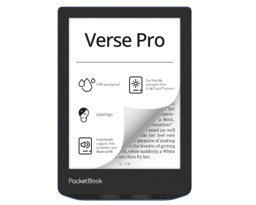 [Электронная книга] Электронная книга PocketBook 634 Verse Pro Azure
