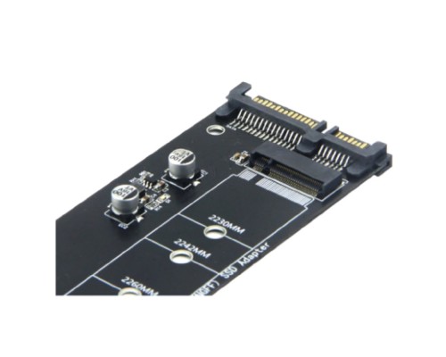 [кабели] Cablexpert Адаптер для SSD M.2 SATA в разъем SATA, коробка (EE18-M2S3PCB-02)