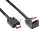 Кабель HDMI---HDMI ver 2.0 угловой коннектор 90град  3м,Telecom <TCG225-3M>