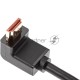 Кабель HDMI---HDMI ver 2.0 угловой коннектор 90град  3м,Telecom <TCG225-3M>
