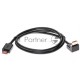 Кабель HDMI---HDMI ver 2.0 угловой коннектор 90град  3м,Telecom <TCG225-3M>