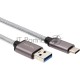 Кабель-адаптер USB 3.1 Type-Cm --> USB 3.0 Am, 2метра  VCOM/Telecom <TC403M-2M>