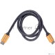 Кабель REXANT HDMI - HDMI 2.0 длина 1 метр (GOLD)