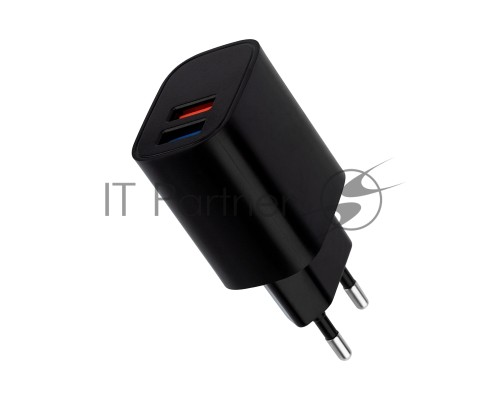Сетевое зарядное устройство REXANT 2 x USB, 5V, 2.4 A, черное