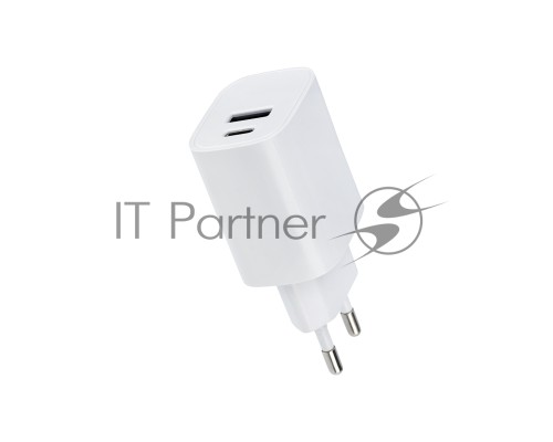 Сетевое зарядное устройство REXANT USB + Type-C, 5V, 2.4 A, белое