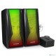 Акустическая система 2.0 ExeGate EX289687RUS Accord 230 (питание USB,Bluetooth, 2х3Вт (6Вт RMS), 60-20000Гц, цвет черный, RGB подсветка)