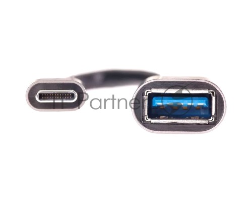 Кабель-адаптер  Type-Cm --> USB 3.0 Af , OTG, 1,5A , 5,0Gbps , Alum grey 0,2m Telecom (TC409M)