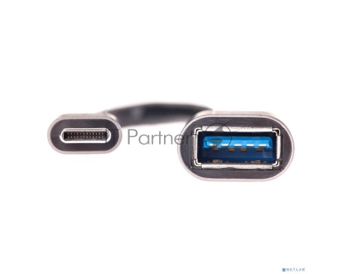 Кабель-адаптер  Type-Cm --> USB 3.0 Af , OTG, 1,5A , 5,0Gbps , Alum grey 0,2m Telecom (TC409M)