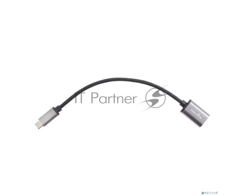 Кабель-адаптер  Type-Cm --> USB 3.0 Af , OTG, 1,5A , 5,0Gbps , Alum grey 0,2m Telecom (TC409M)
