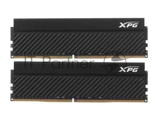 Оперативная память ADATA 32GB DDR4 3200 (2*16Gb) DIMM GAMMIX D45 Black Gaming Memory AX4U320016G16A-DCBKD45 Non-ECC, CL16, 1.35V, Heat Shield, XMP 2.0, Kit (2x16GB), RTL