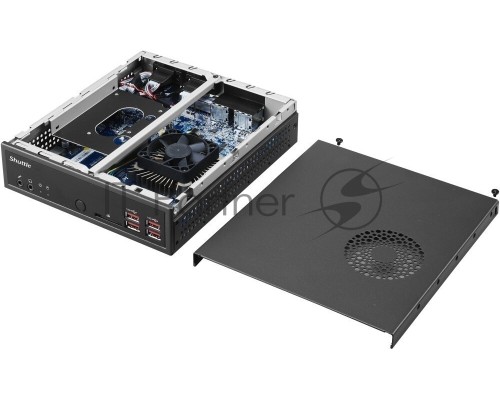 Платформа Shuttle DH32U SHU-DH32U-(MOTHERBOARD_V.2.X (Pentium 7505)-NPI,BLACK-90W3P,W/O HDD), W/O EDID/ ALC662/ALC888 ,Genesys  (004440) {4}