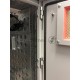 Шкаф уличный всепогодный укомплектованный настенный ЦМО ШТВ-Н, IP55, 15U, корпус: сталь, 760х600х330 мм (ВхШхГ), цвет: серый
