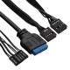 Компьютерный корпус Miditower ExeGate AA-440U-AA500 (ATX, AA500 8 см, 2*USB+1*USB3.0, аудио, черный)