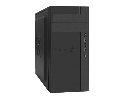 Компьютерный корпус Miditower ExeGate AA-440U-AA500 (ATX, AA500 8 см, 2*USB+1*USB3.0, аудио, черный)
